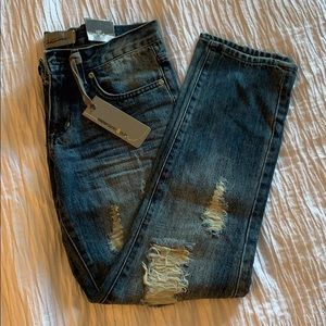 Paper Demin & Cloth Lowrise Matchstick Jeans